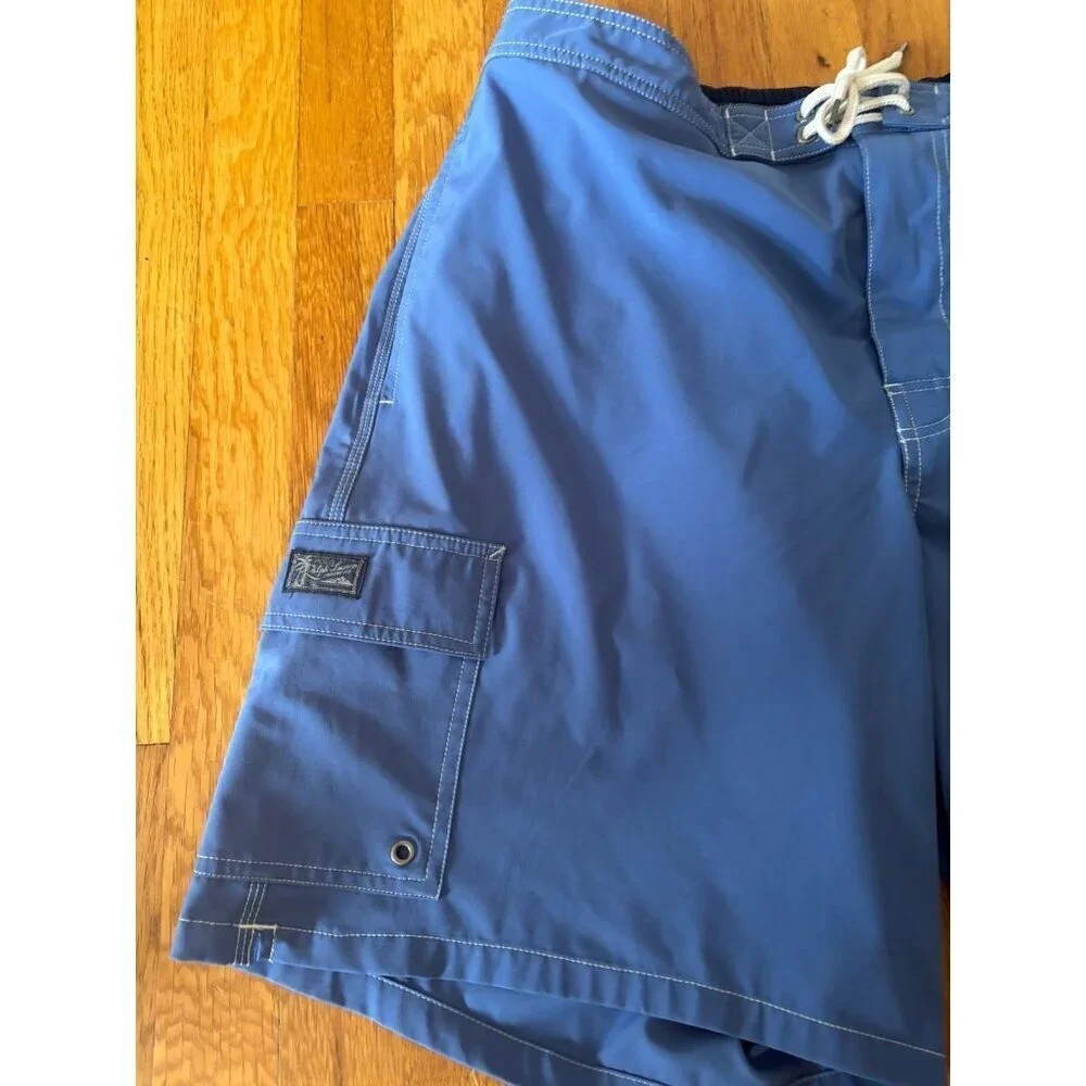 Polo Ralph Lauren Size XXL Swim Trunks Blue Mesh Lined Board Shorts 8